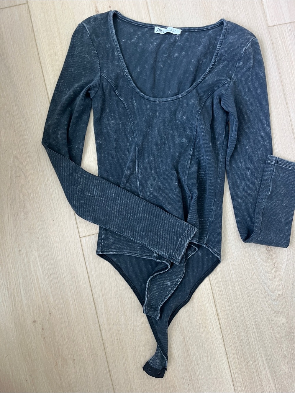 Zara ribbed bodysuit - S